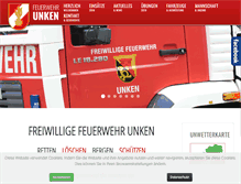 Tablet Screenshot of feuerwehr-unken.at